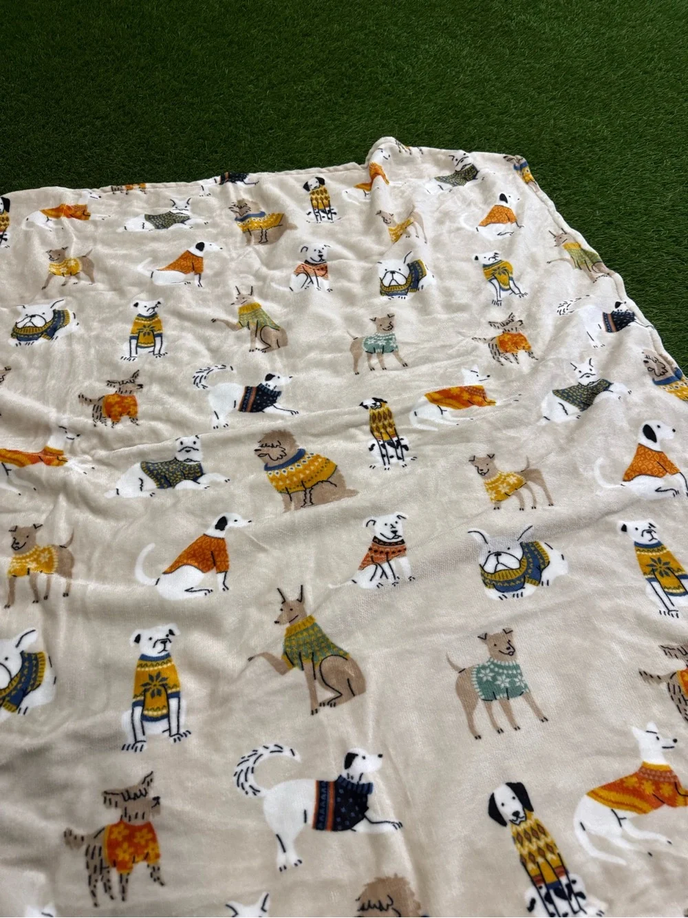 Celebrate - Harvest - 50”x60” Sweater Dog Fleece Throw Blanket